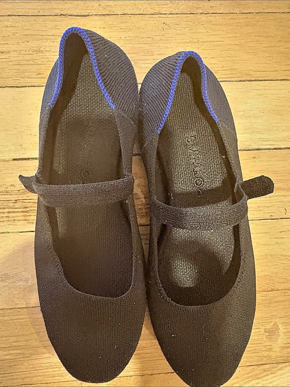 Rothy's The Mary Jane Black Flats size 6.5